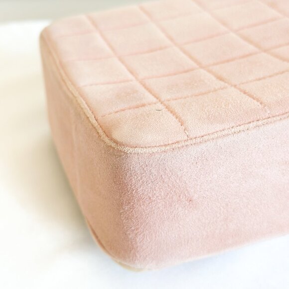 Chanel Pink Suede Top Handle Bag - Picture 2 of 16